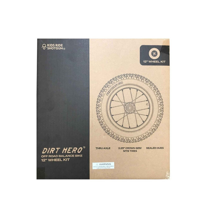 Roți 12" kit pentru bicicletă fără pedale Dirt Hero