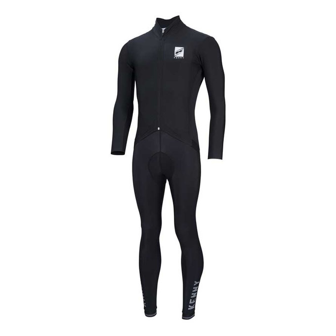 Tricou de iarnă pentru ciclism ESCAPE Negru