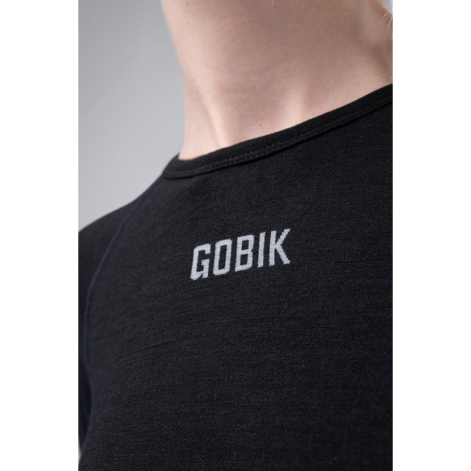 GOBIK tricou de iarnă MERINO WOMEN COAL