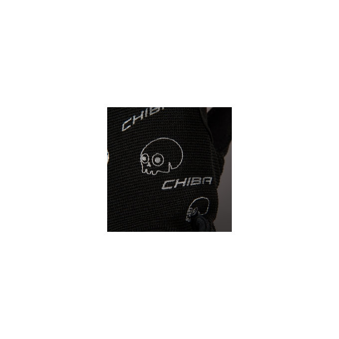 Mănuși de ciclism pentru copii Bones negru-galben neon