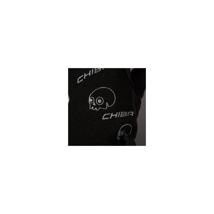 Mănuși de ciclism pentru copii Bones negru-galben neon