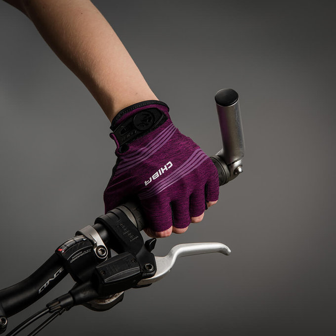 Mănuși ciclism femei Lady Super Light violet