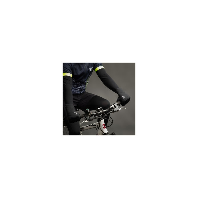 Mănuși de iarnă pentru ciclism Polarfleece Titan negru