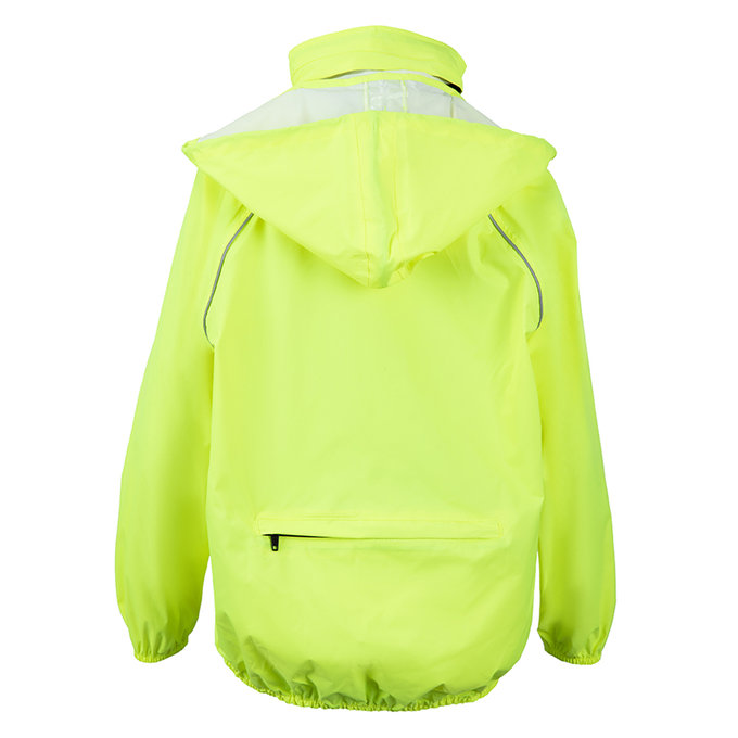 Geaca de ploaie pentru copii galben neon