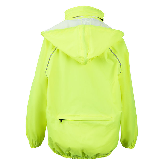 Geaca de ploaie pentru copii galben neon