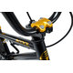 XtriX mini 16 Bicicletă BMX pentru copii negru/auriu 