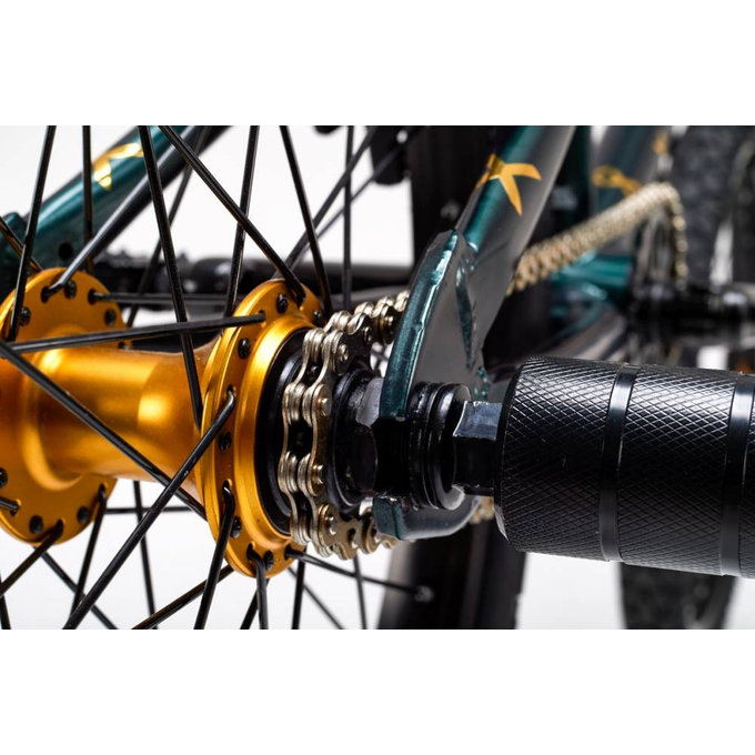 XtriX 40 Bicicletă pentru copii verde închis/auriu (de la 120 cm)