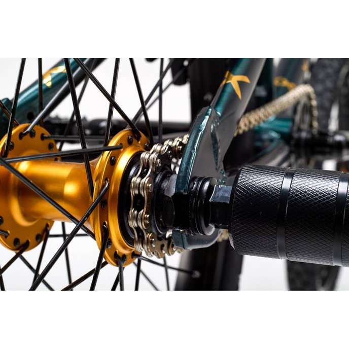 XtriX 40 Bicicletă pentru copii verde închis/auriu (de la 120 cm)