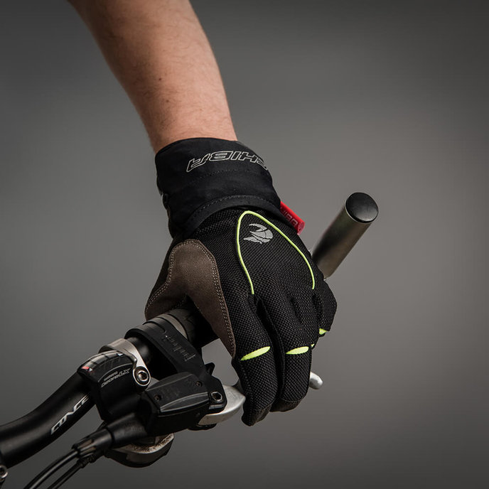 Mănuși ciclism adulți Superlight negru 