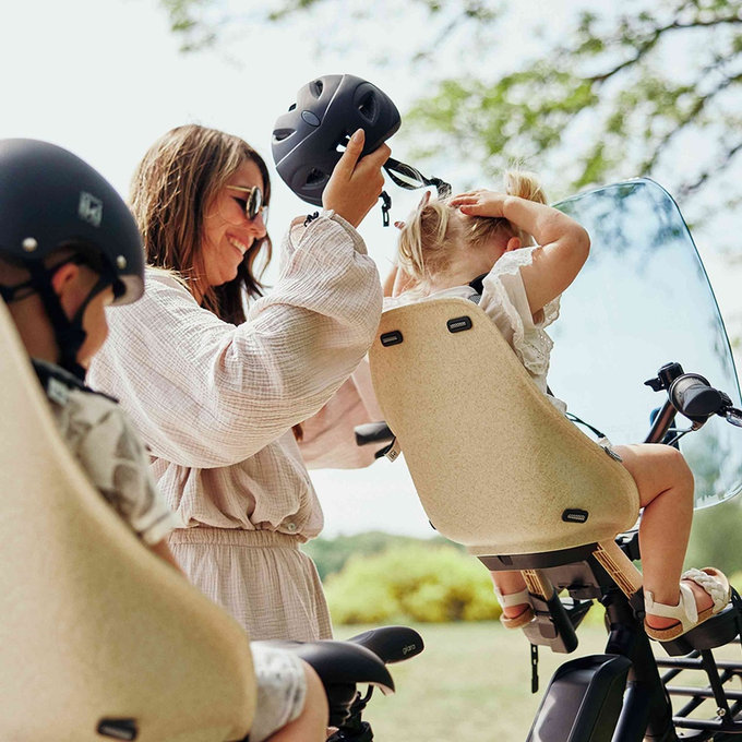 Scaun fata bicicletei BIO cu adaptor