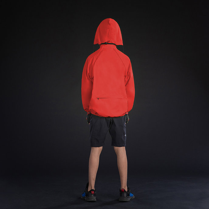 Geaca de ploaie rosie pentru copii