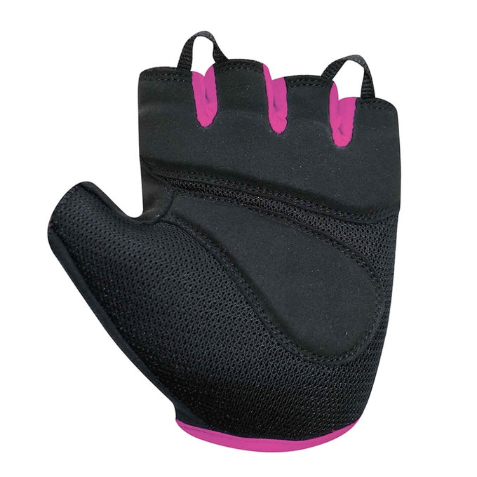 Mănuși ciclism femei Lady Gel negru/roz
