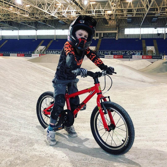 Bicicleta pentru copii Frog 44 16'' galben Turul Frantei