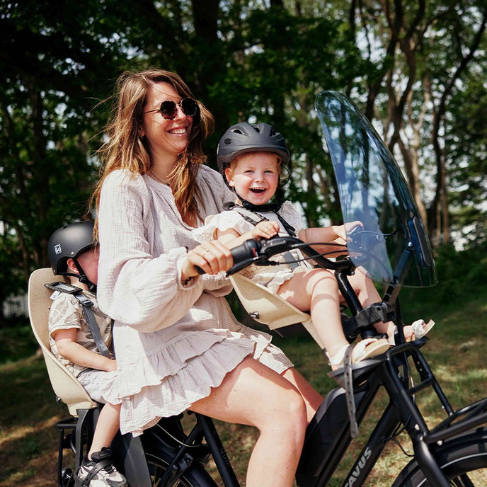 Scaun fata bicicletei BIO cu adaptor