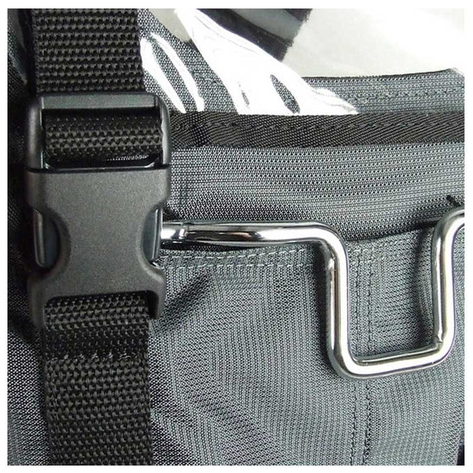 Geanta de ghidon DOGGY pentru caine gri