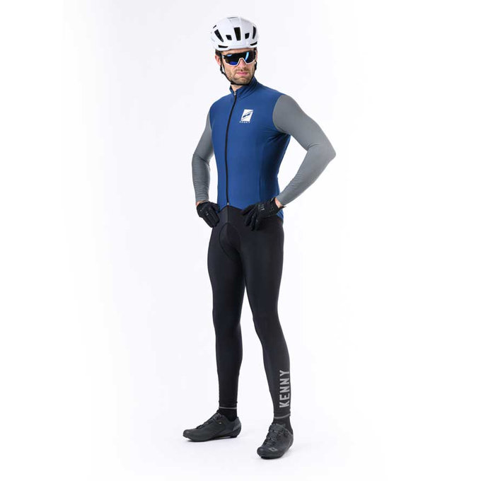 Tricou pentru ciclism de iarnă ESCAPE Petrol