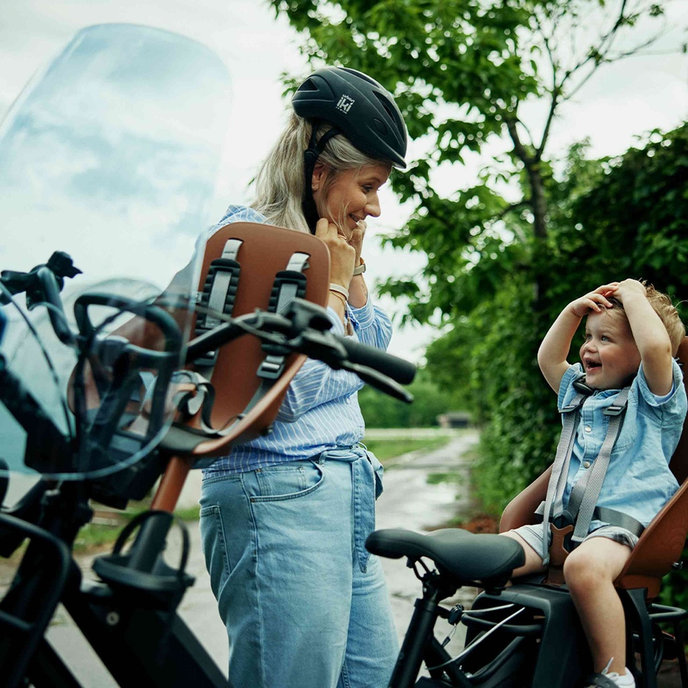 Scaun fata bicicletei BIO cu adaptor