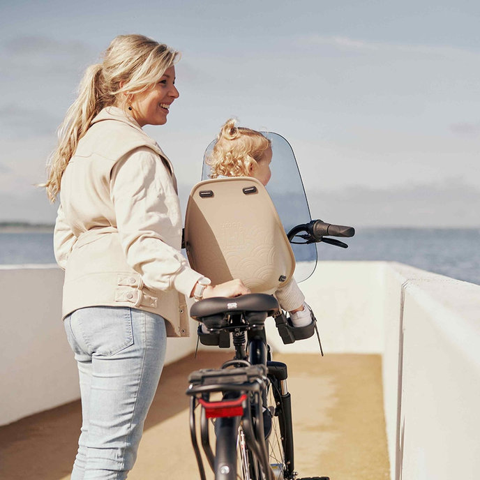 Scaun fata pentru bicicleta cu adaptor