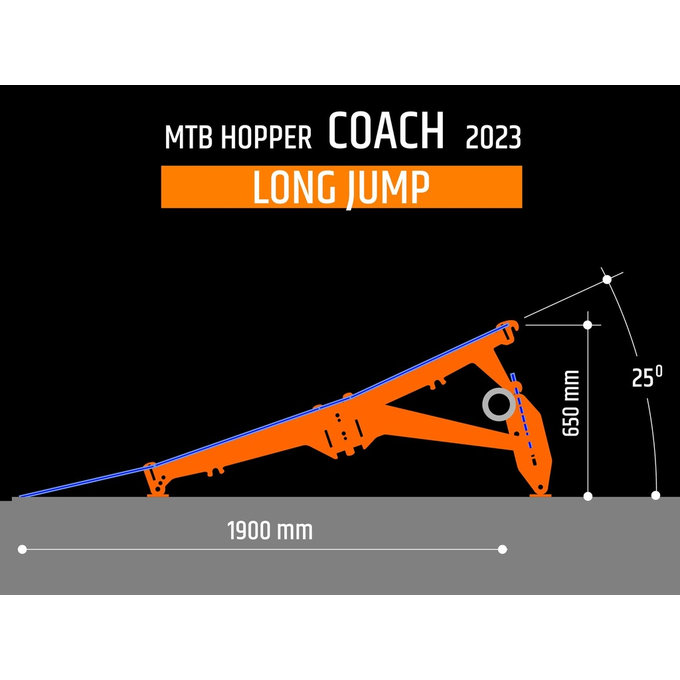 Rampă de sărituri portabilă COACH