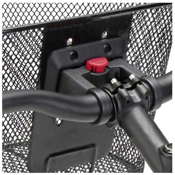 MINI BASKET coș ghidon negru