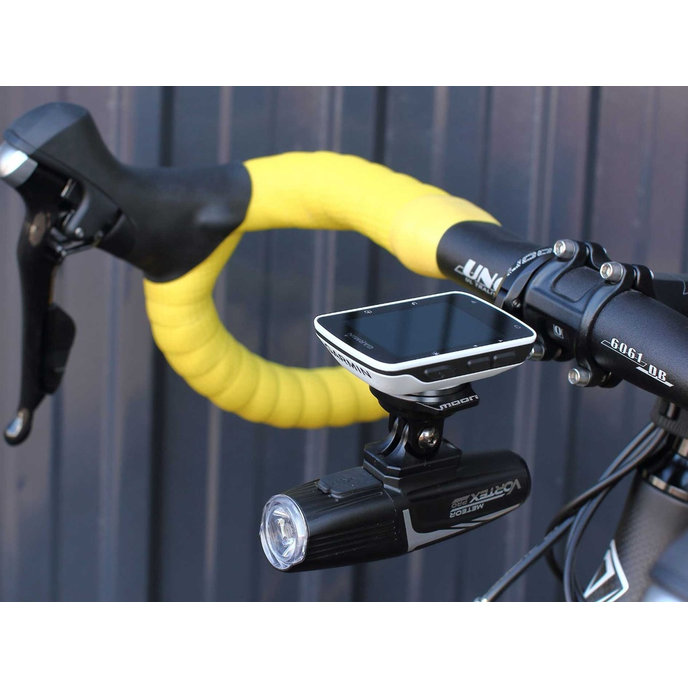 Computer extins pentru bicicletă și suport pentru lumină