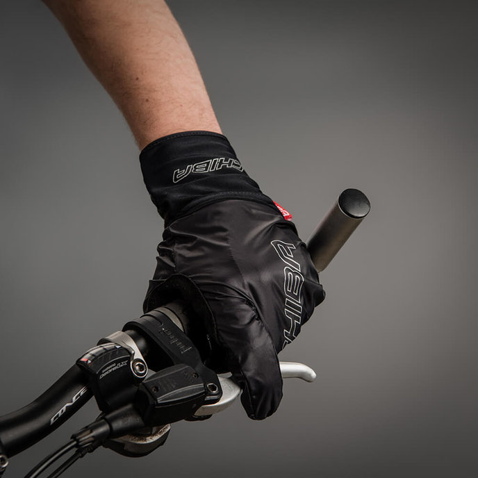 Mănuși ciclism adulți Superlight negru 