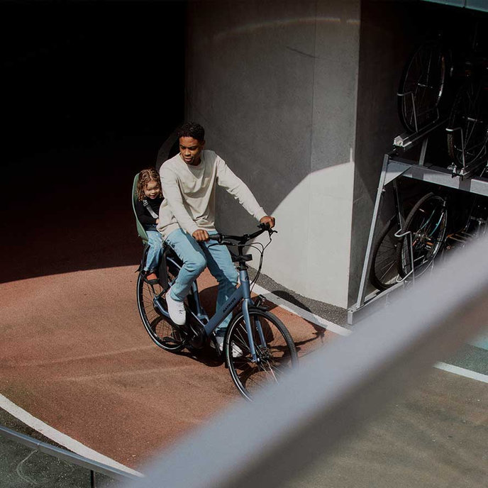 Scaunul de bicicletă Ta-ke pentru suporturi MIK