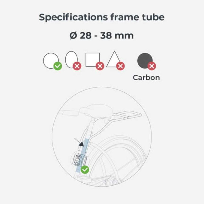 Scaun spate pentru bicicletă Ta-ke cu adaptor și suport pentru cadru SET