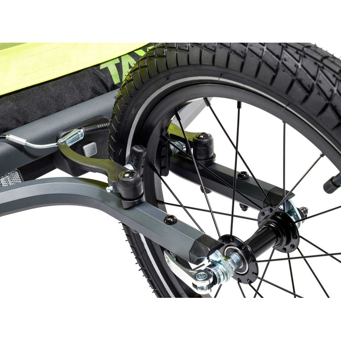 TaXXi Elite 2 Remorcă bicicletă galbenă