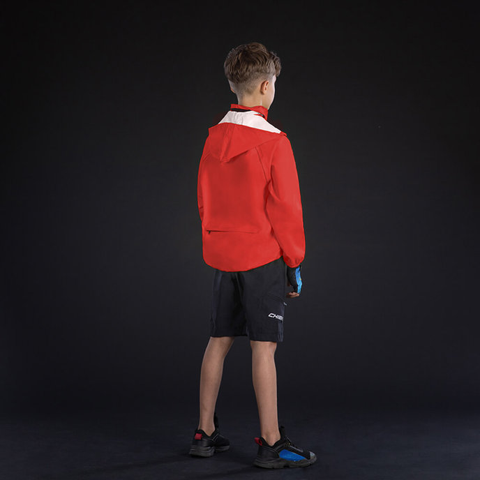 Geaca de ploaie rosie pentru copii