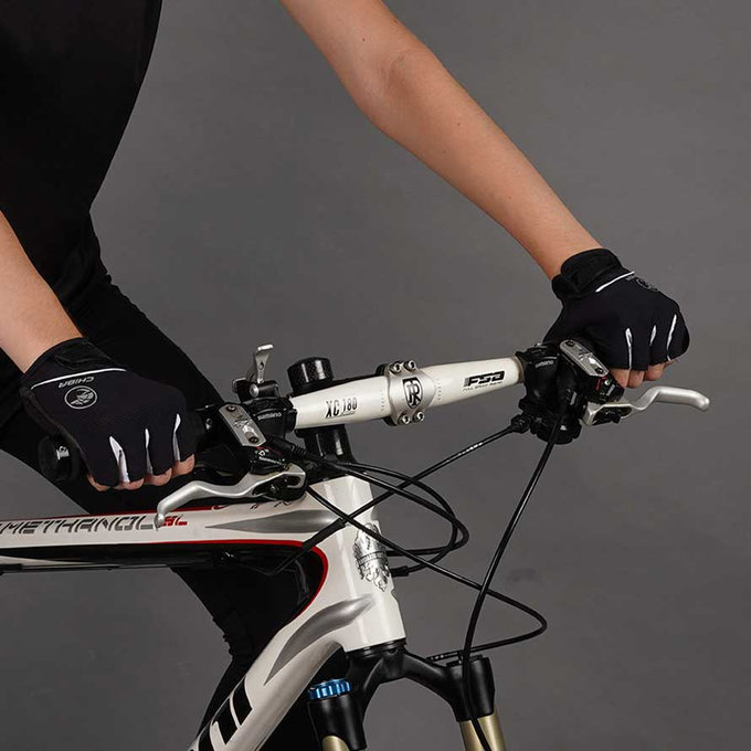 Mănuși ciclism Lady BioXCell negru