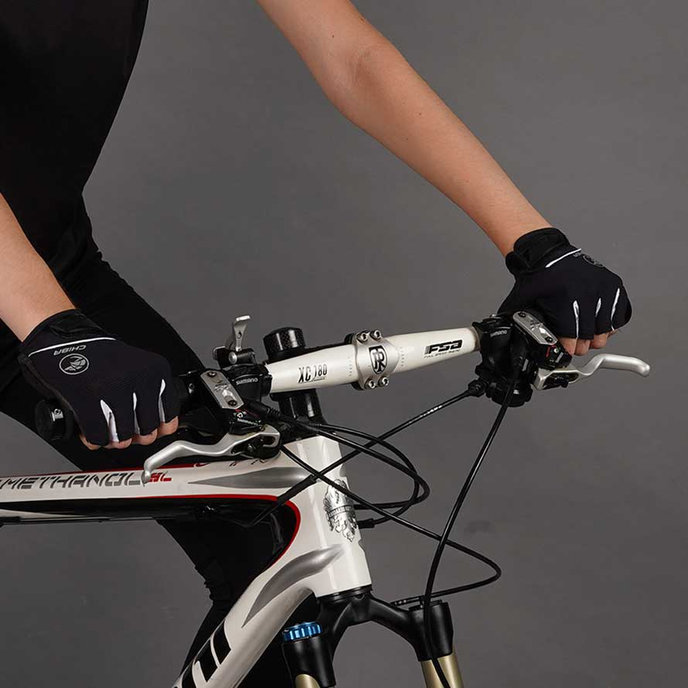 Mănuși ciclism Lady BioXCell negru