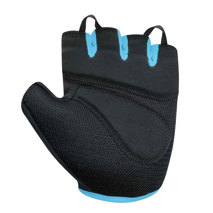 Mănuși ciclism damă Lady Gel M negru/turcoaz