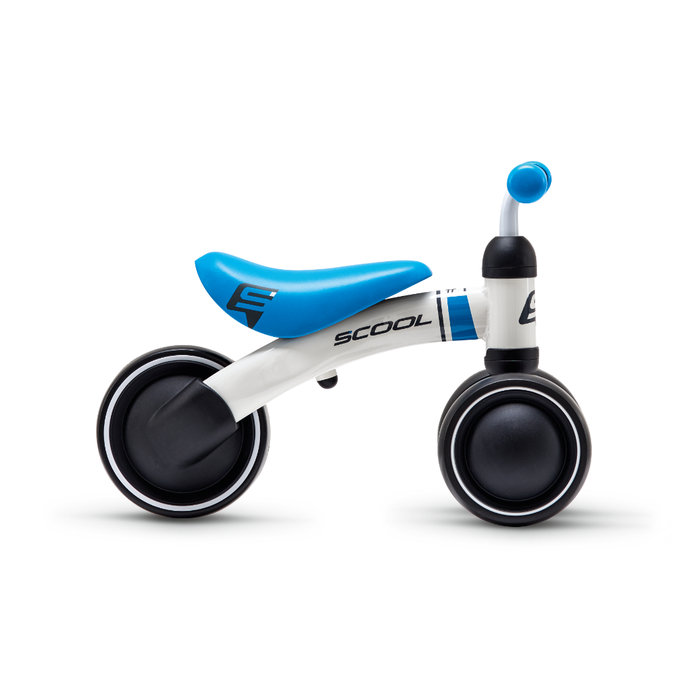 Bicicletă fără pedale pedeX pentru cei mici alb/albastru