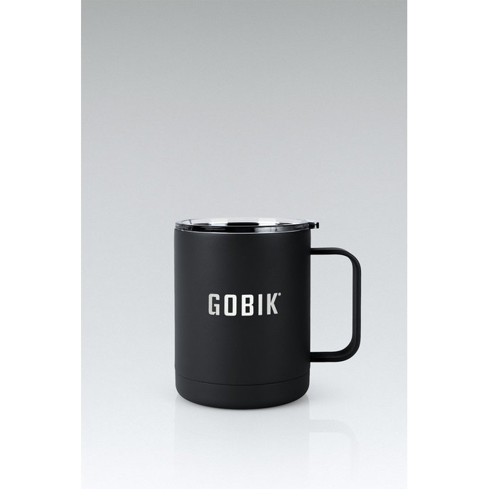 GOBIK cană metalică BLACK MUGEN 350 ml