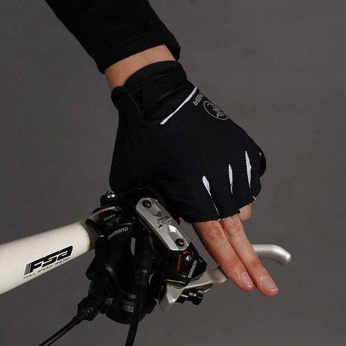 Mănuși ciclism Lady BioXCell negru