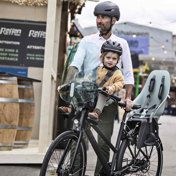 Scaun spate pentru bicicletă cu adaptor și suport pentru cadru SET