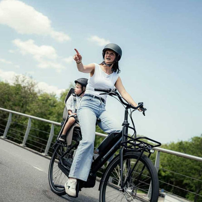 Scaun spate pentru bicicletă U-me pentru suporturi MIK