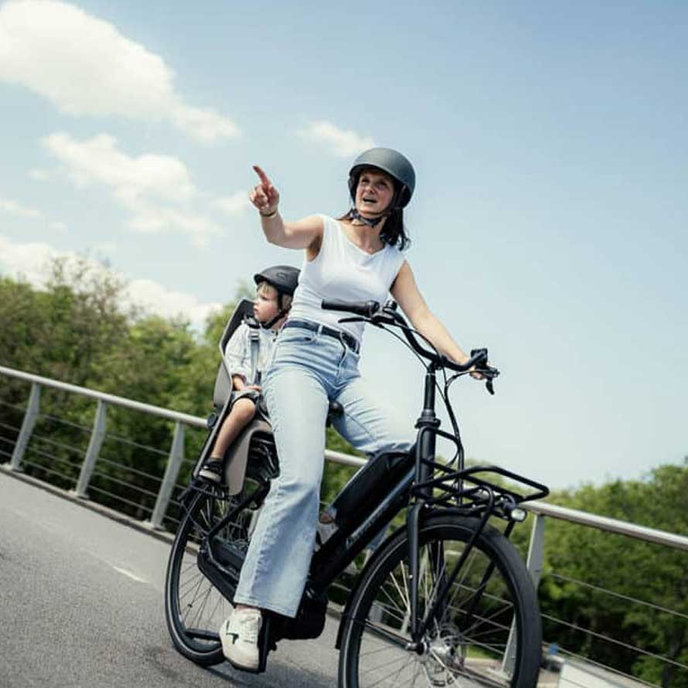 Scaun spate pentru bicicletă U-me pentru suporturi MIK