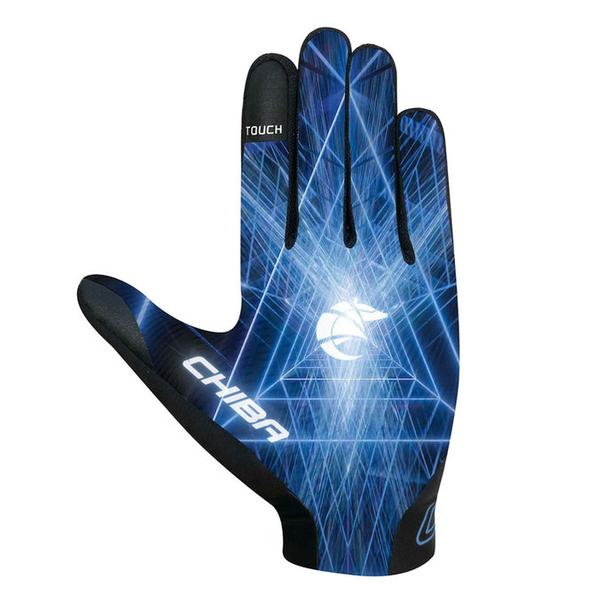 Mănuși cislism pentru copii Trinity Youth negru-albastru