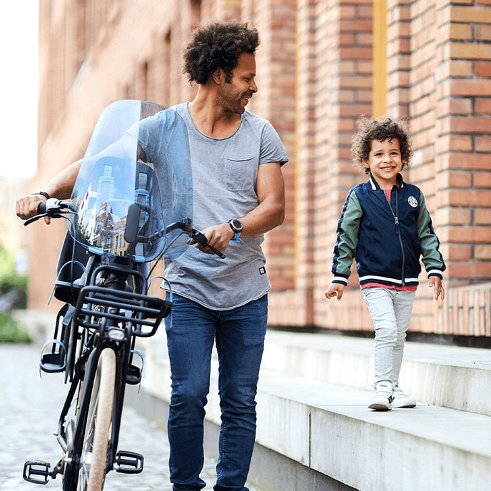 Parbriz scaun bicicleta cu filtru UV