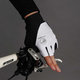 Mănuși ciclism adulți BioXCell Road albe