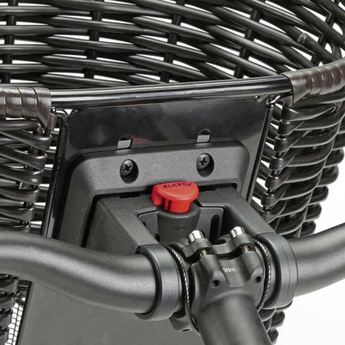 STRUCTURA OVAL coș ghidon din răchită maro