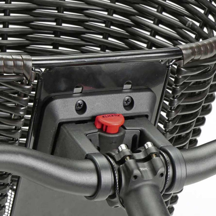 STRUCTURA OVAL coș ghidon din răchită maro