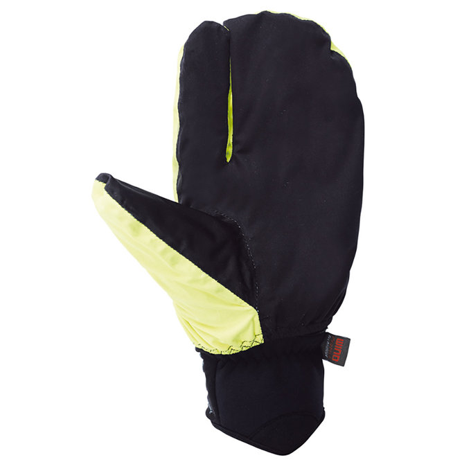 Mănuși de ciclism de iarnă pentru adulți Express+ negre/neon