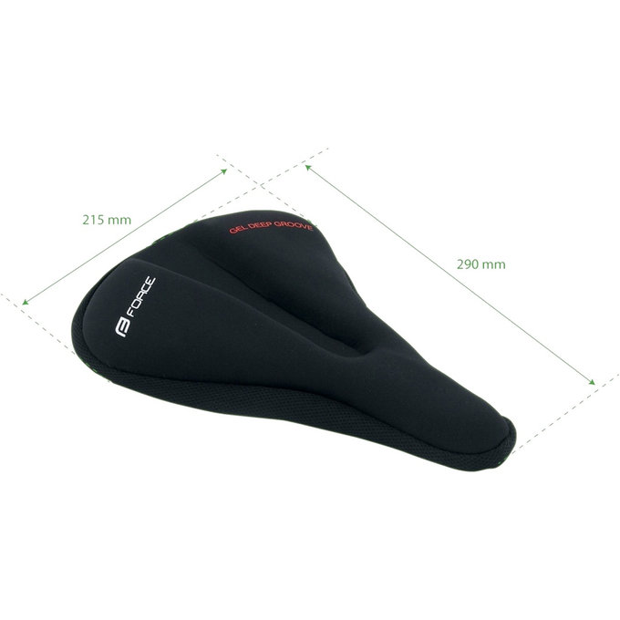 Husă de șa cu gel și relief