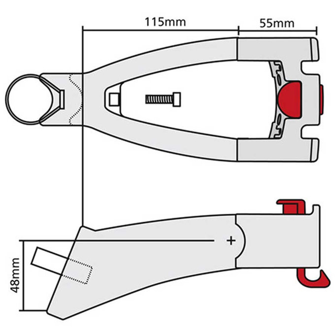 Extensor pentru ghidon și tije de șa Ø 25 - 32 mm