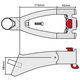 Extensor pentru ghidon și tije de șa Ø 25 - 32 mm