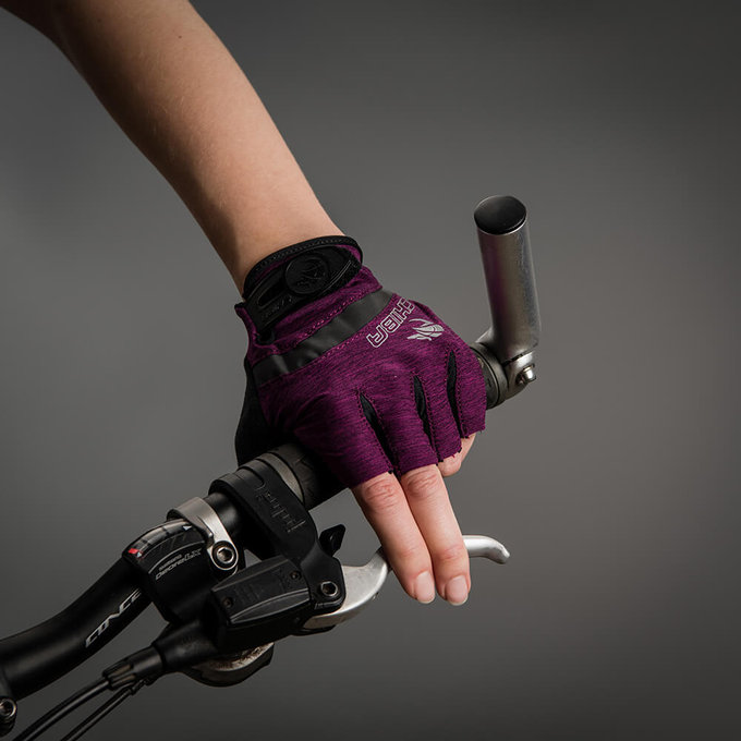 Mănuși ciclism Lady BioXCell violet