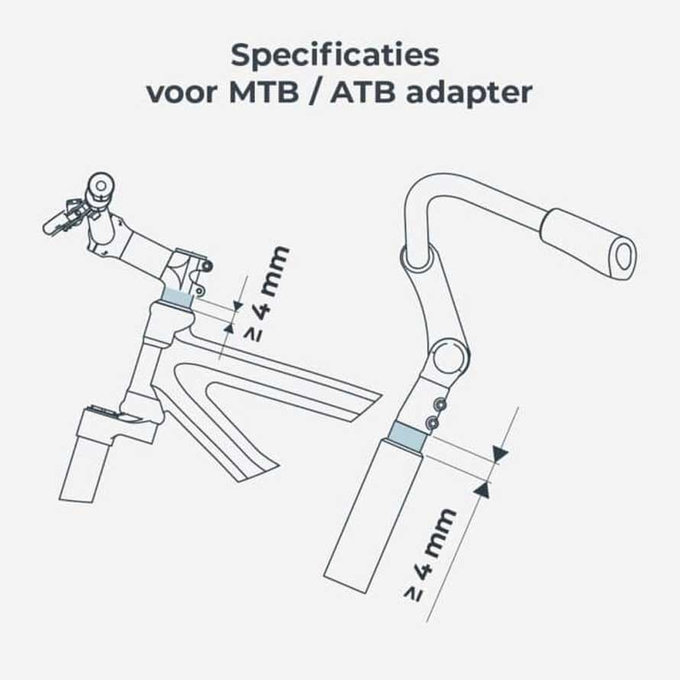 Scaun din față Ta-ke cu adaptor MTB/ATB